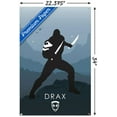 thumbnail image 3 of Marvel Heroic Silhouette - Drax Wall Poster with Pushpins, 22.375" x 34", 3 of 3