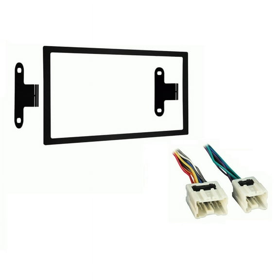 Fits Nissan Sentra 1995-1999 Double DIN Stereo Harness Radio Install Dash Kit