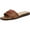 Rich Cognac/Cuoio, variant on Women's Irina Flat Sandal Bright White/Bleached Beechwood 5.5M