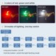 thumbnail image 4 of Drone Strobe Light Universal LED Super Bright Lámpara de advertencia Recargable Lámpara de búsqueda Reemplazo de reemplazo Flash ligero Lighting Methold EL005439-00B, 4 of 7