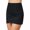 Black, variant on IROINNID Mini Elastic Waist Skirt For Women Bikini Bottom Swim Skirt Tulip Hem Beach Solid Color Skirt