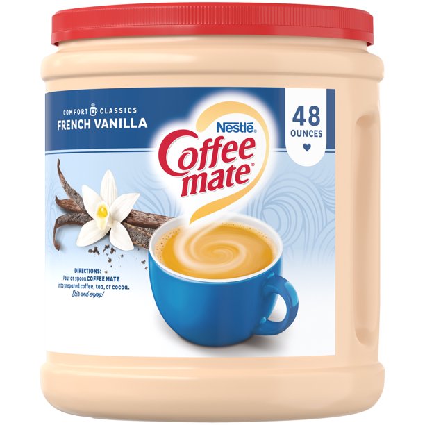 COFFEE MATE French Vanilla Powder Coffee Creamer 48 oz. Canister