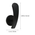 thumbnail image 2 of unbranded 4Ud Accesorios Para Gancho Metálico Negro Para Colgar Y Asegurar, 2 of 8