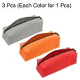 thumbnail image 3 of Uxcell 3pcs Zipper Utility Tool Bag 11.8x4x4 Inch Multi-purpose Oxford Cloth Tote Tool Pouch Small Organize Bags, Red Orange Grey, 3 of 7
