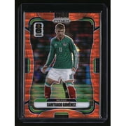 2026 Panini Prizm FIFA World Cup Santiago Gimenez #291 Preferred Orange Prizm Soccer Card