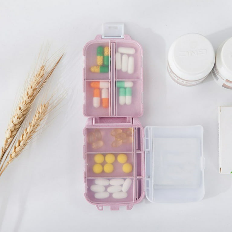 1pc Travel Pill Box Extra Large Pill Organizer 2 Times A Day