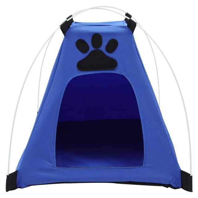 Milisten Tienda Desmontable Para Mascotas Azul Cómoda Y Transpirable Para Interiores