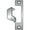 Brass, variant on HES HM630 HM Faceplate for 1006 Strike, Satin Stainless Steel