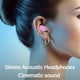 thumbnail image 3 of Seitruly Mini auricular inalámbrico compatible con Bluetooth V5.0 en la oreja Control táctil auriculares IPX4 impermeable auricular sonido manos libres Cables de audio/vídeo Rosado, 3 of 8