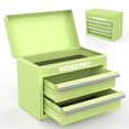 thumbnail image 1 of Caja de herramientas WORKPRO Mini de metal con 2 cajones y almacenamiento superior, 1 of 8
