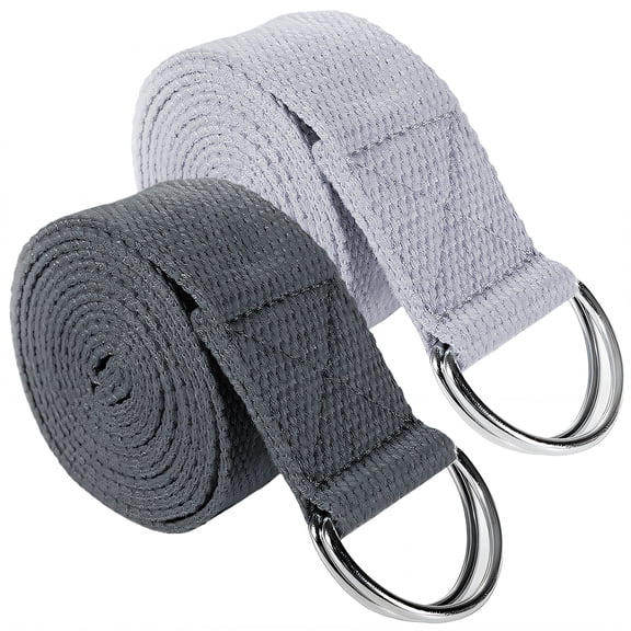 BESTSKY 2Pcs Stretching Strap,Movement Stability Assist Yoga Straps for Stretching,Elastic Bands for Exercise Home Gym Physical Therapy,Style1