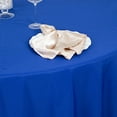 thumbnail image 5 of BalsaCircle 120" Royal Blue Round Premium Polyester Tablecloth Wedding Table Linens, 5 of 8