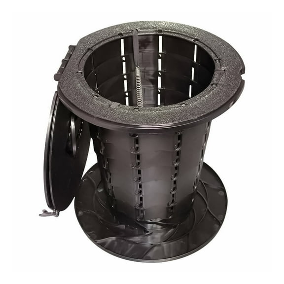 Folding Camping Toilet Portable Toilet for Adults with Lid, Seats, Outdoor Travel Toilet for Fishing, Hiking, Campervan