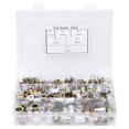 thumbnail image 1 of Rivet Nut, 300Pcs Rivet Nut Kit Carbon Steel Flat Head Threaded Insert Nut Assorted in M3 M4 M5 M6 M8 M10, 1 of 7