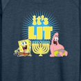 thumbnail image 3 of SpongeBob SquarePants - It's Lit Hanukkah - Women's Lightweight French Terry Long Sleeve Shirt, 3 of 6