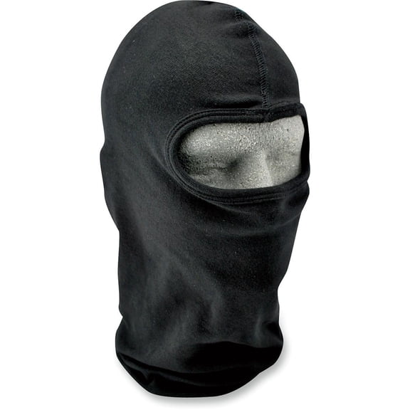 Zan Headgear Cotton Balaclava (One Size Fits Most, Black)