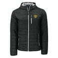thumbnail image 2 of Men's-Cutter & Buck  Black Missouri Tigers Rainier Eco PrimaLoft Hooded Full-Zip Jacket, 2 of 3