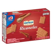 Gamesa, Ricanelas Cinnamon Cookies, 17.2 oz Box, 5 Individually Wrapped Sleeves