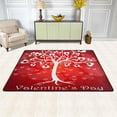 thumbnail image 2 of Dreamtimes Retro Valentine Tree Non-Slip Area Rug 36"x24", Red Heart Floor Carpet Comfort Floor Mats Decor for Indoor Front Porch,Living Room, Bedroom,Kitchen, 2 of 5