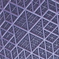 thumbnail image 1 of Ahgly Company Indoor Square Patterned Crocus Purple Area Rugs, 4' Square, 1 of 6