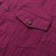 thumbnail image 3 of Las nuevas mujeres de lino del algodón blusa larga irregular del dobladillo Botones ocasionales floj Abanopi Morado L, 3 of 7