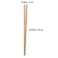 thumbnail image 3 of 2Pairs Long Chopsticks For Cooking Beech Wood 16.5In, 3 of 8