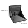 thumbnail image 3 of HLONK 1pc Foldable Car Laptop Desk Computer Stand Car Seat Food Drink Holder Rack, 3 of 7