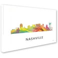 thumbnail image 2 of Trademark Fine Art 'Nashville Tennessee Skyline WB-1' Canvas Art by Marlene Watson, 2 of 3