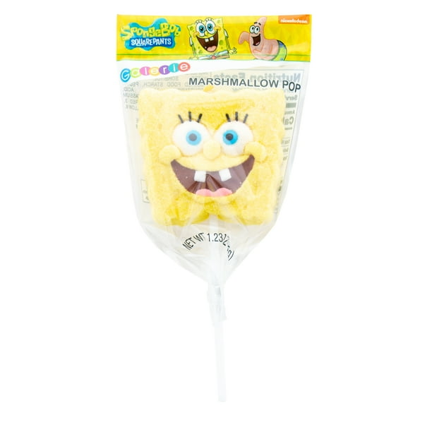 SpongeBob Character Shaped Marshmallow Pop, 1.23 oz