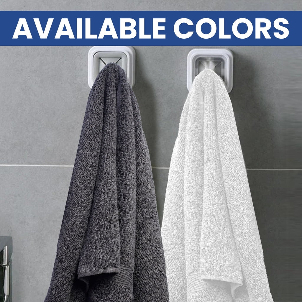 Linteum Textile Supply 4 Piece Towel Set, 28x56 Inch, 100% Cotton Zero Twist Premium Bath Towels Hotel & Spa Quality Quick Dry Fresh & Fluffy Towels, Stone Grey