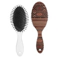 thumbnail image 2 of Geometric Bohemian Hair Comb - Scalp Massage Brush for Women, 2 of 3