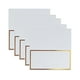 thumbnail image 3 of 20 piezas de papel estereoscópico para mesa de escritorio, con estampado en caliente para fiestas (blanco y dorado), 3 of 5