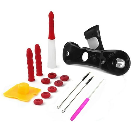

Caulking Tool Kit Sealant Nozzle 16PCS Silicone Tool Set Silicone Tip Cutter Nozzle Needle Brush and