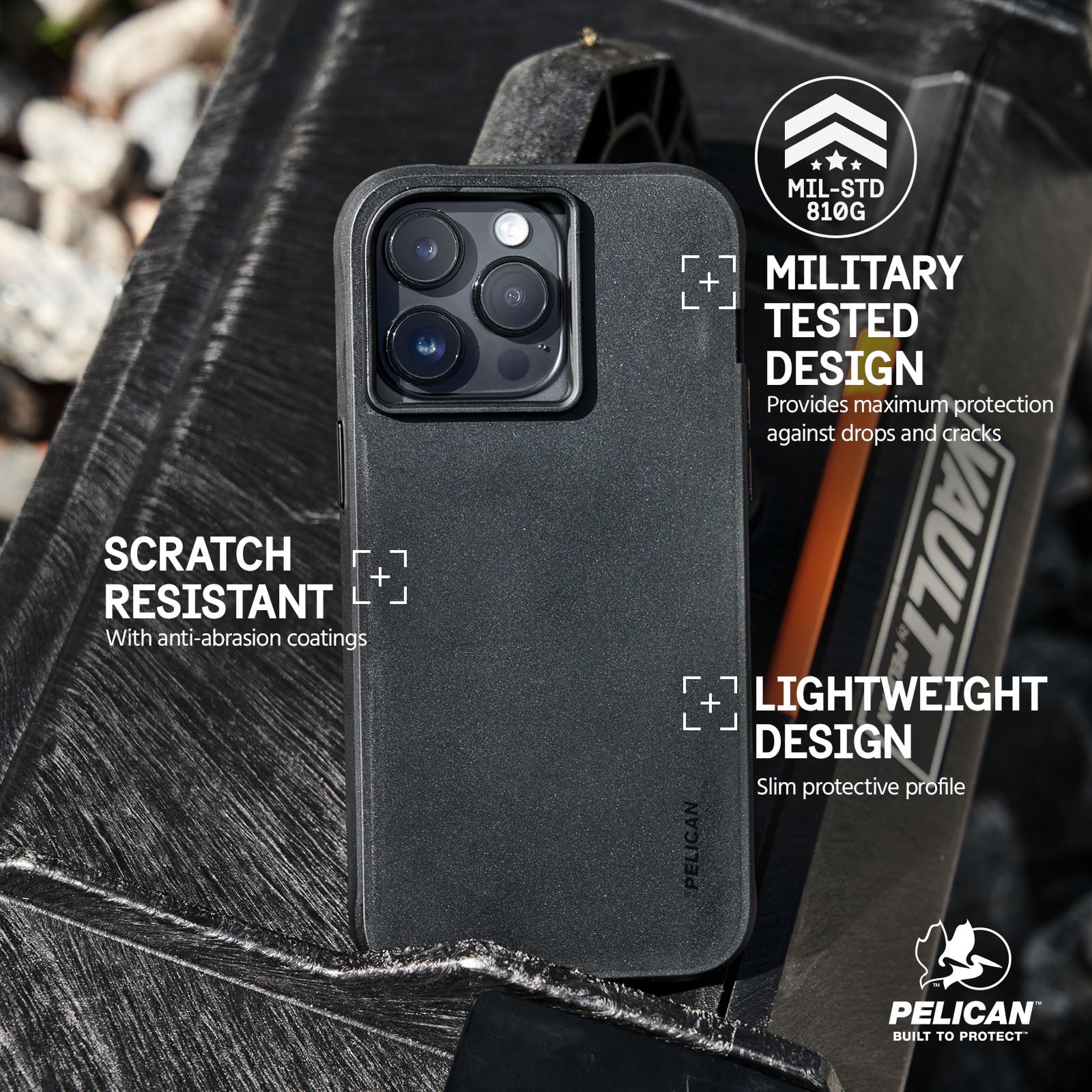 Pelican Ranger Series Apple iPhone 15 Plus Case [Compatible With