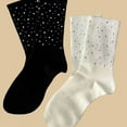 thumbnail image 3 of Sparkling Rhinestones Ankle Socks Comfortable Socks For Long Hours Use, 3 of 7
