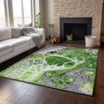 thumbnail image 3 of Dalyn Rugs Premium Machine Washable Mayfield AMF682 Lime 3' x 5' Rug, 3 of 7