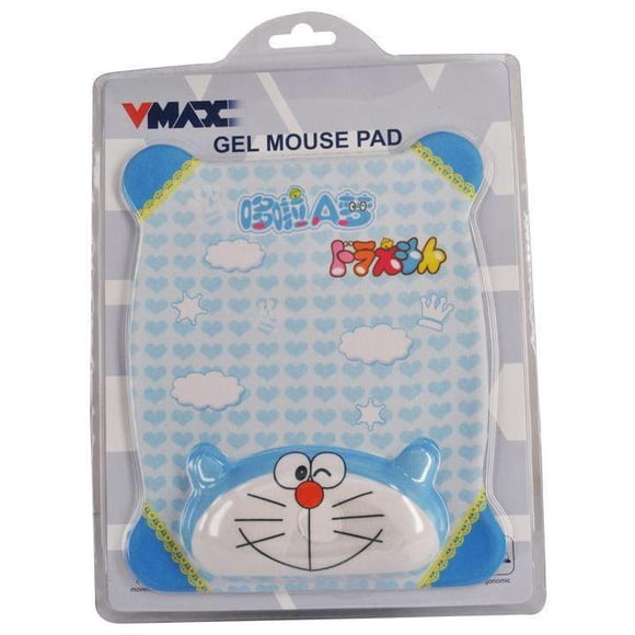 Vmax Tapis de Souris en Gel en Nylon, Bleu Clair
