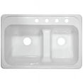thumbnail image 2 of Lyons Industries Lyons Deluxe Chef Select Dual Bowl Low Dam Acrylic Kitchen Sink, 2 of 5