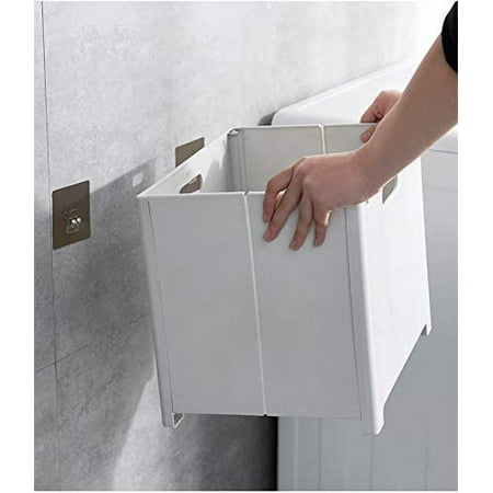 Wall Mounted Laundry Basket Folding Plastic Dirty Clothes Storage Sundries Box For Toy Organizer Hanging Grey 28x15x18cm Canada - Wall Hung Laundry Baskets Wall Mounted Laundry Basket Folding Plastic Dirty Clothes Storage Sundries Box For Toy Organizer Hanging Grey 28x15x18cm Canada - Wall Hung Laundry Baskets