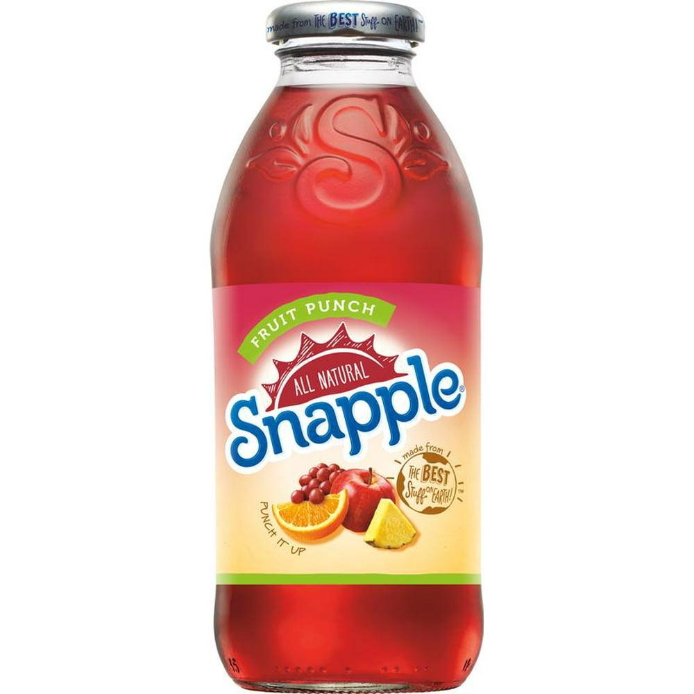 Snapple Fruit Punch, 16 Fl. Oz. - Walmart.com - Walmart.com