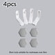 thumbnail image 1 of Organizador de Juego de 4 unidades de pinzas para sábanas Likrtyny corto gris, 1 of 5