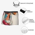 thumbnail image 5 of Rateoe Colorful Dachshund Art Mens Boxer Briefs Poly Spandex Performance Boxer Briefs Underwear Hem Boxer Briefs - Small, 5 of 8