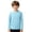 Light Blue1, variant on TBWNWG Boys Long Sleeve Rash Guard for Outdoor Beach Pool Play Sun Swimming Shirt for Kids Spring Summer Beachwear