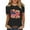 Black, variant on Cavosen American Flag T Shirts Women Petite Patriotic Short Sleeve Crew Neck Tops USA Star Striped Print T Shirts Lady XL Independence Day Casual Tops 4th of July Tunic Tees 2025 Patriotic Clothes