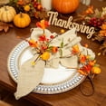 thumbnail image 6 of Artificial Maple Leaf Pumpkin Napkin Ring – Handmade Table Decor Holder for Wedding Fall Daily Dining, Practical Festive Essential, 6 of 7