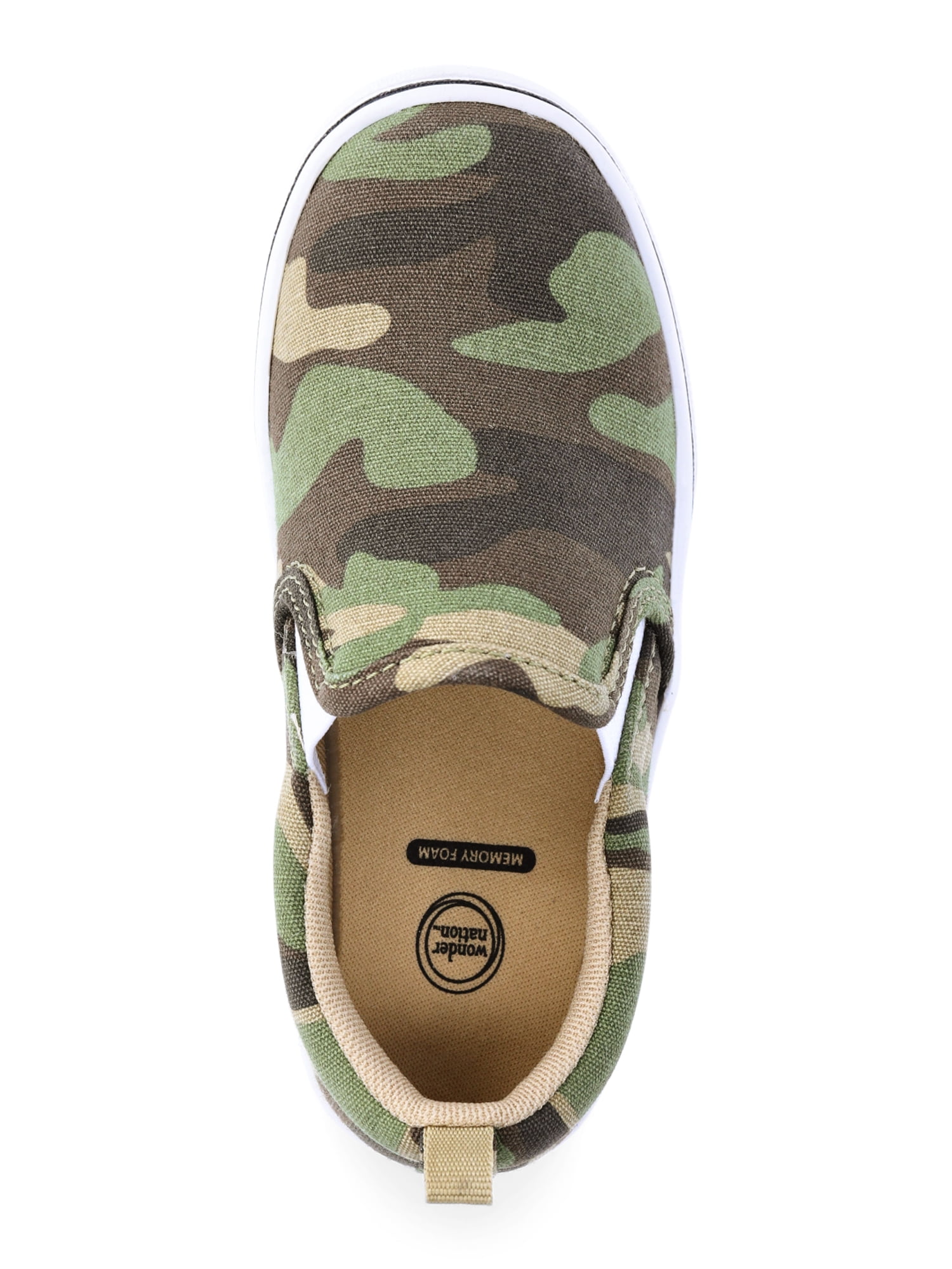 Wonder Nation Toddler & Big Kids Casual Slip-On Sneakers