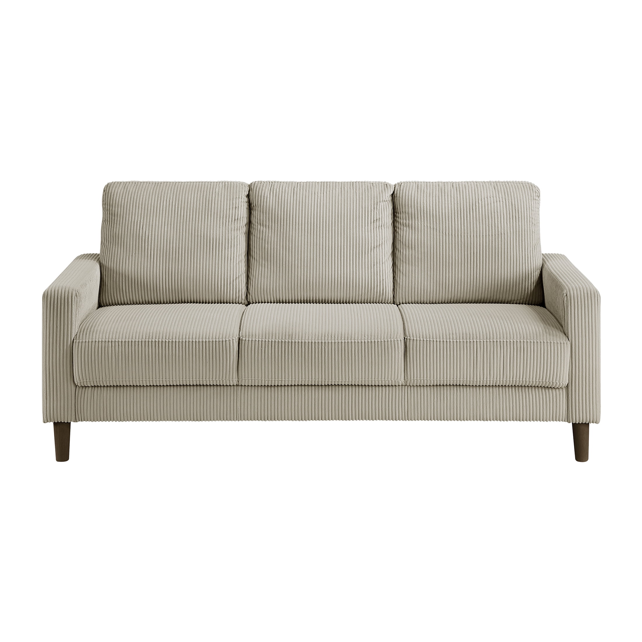 OakvillePark Mapleholt Corduroy Sofa, Taupe