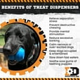 thumbnail image 3 of ID Double Trouble Durable Rubber Chew Toy and Treat Dispenser, 3 of 5