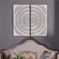 thumbnail image 1 of Luxen Home 2pc Metal Flower Wall Decor, 1 of 1