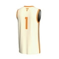 thumbnail image 3 of Unisex GameDay Greats #1 Cream Tennessee Volunteers Lightweight Men's Basketball Fashion Jersey, 3 of 3